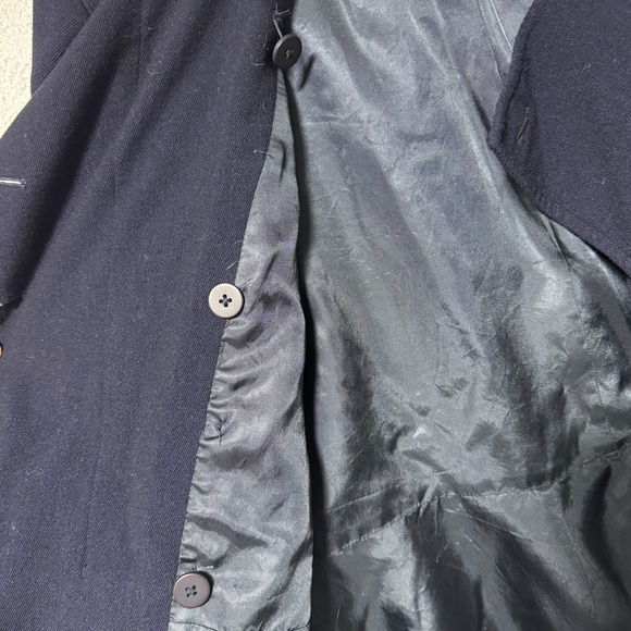 Vintage Lauren Ralph Lauren Women’s Blazer 14 Navy Wool Gold Button Military USA - Picture 5 of 12